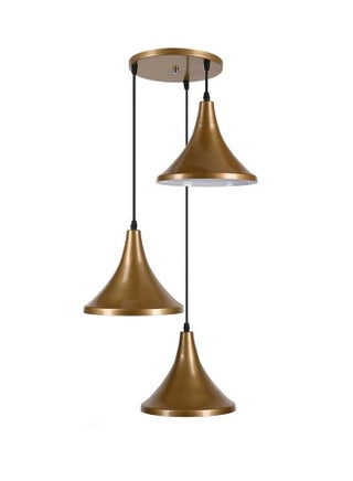 Elina Ceiling lamp - Triple | modern decorative LED E27 pendant light ceiling lamp hanging | suitable for any room | Color: Gold | Size: 70x38 cm - pzsku/Z06535E31F20EDEF4DBD4Z/45/_/1688926721/c33591f3-5e0a-42e6-a567-47886c6d17a5