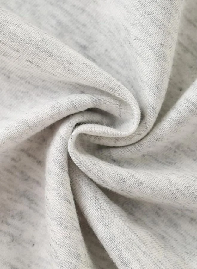 YUNIQEE White Printed Long Sleeve Crew Neck T-Shirt