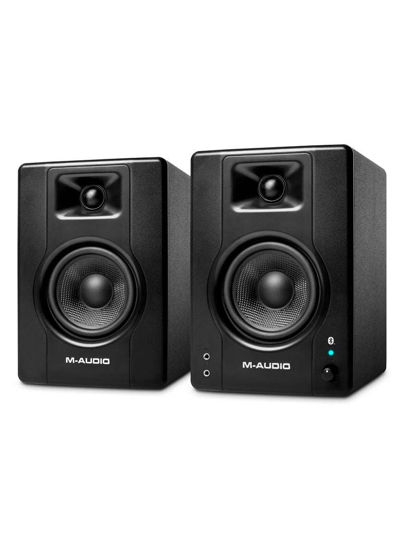 M-Audio BX4 BT 4.5" Black Kevlar® 120-Watt Multimedia Bluetooth® Reference Monitors Pair - Image 1
