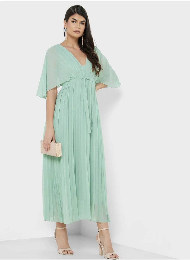 ELLA Pleated A-Line Dress