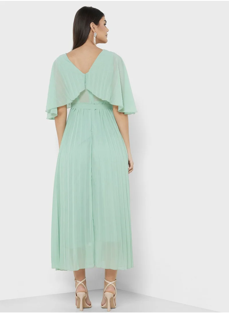 ELLA Pleated A-Line Dress