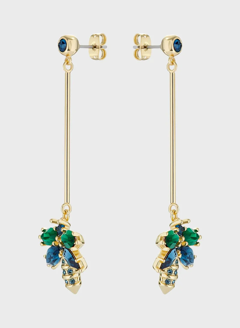 Ted Baker Corolen Crystal Dragonfly Drop Earrings