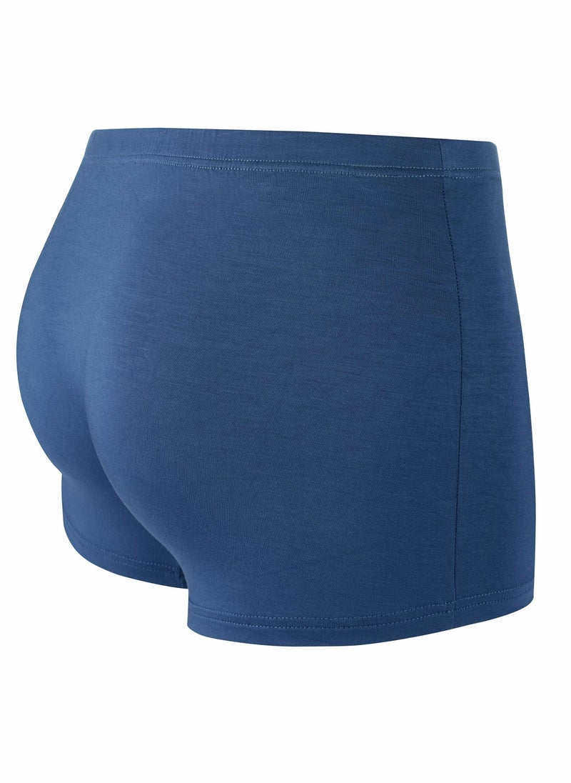 Excefore - Men's Boxer Briefs Secret Hidden Pocket, 2 Pcs Pickpocket Proof Travel Secret Pocket Underwear, Pocket Panties (XL, Blue) - Image 1