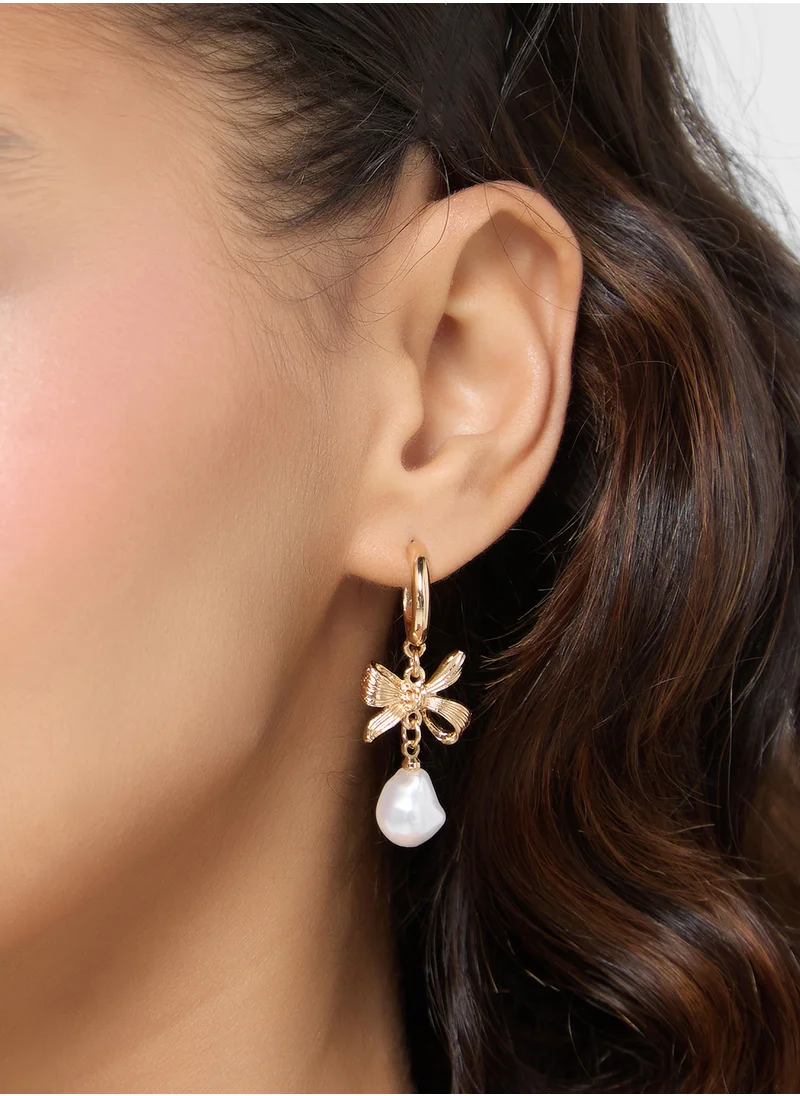 جينجر 5 Pack Ix Bow Heart Earring Set