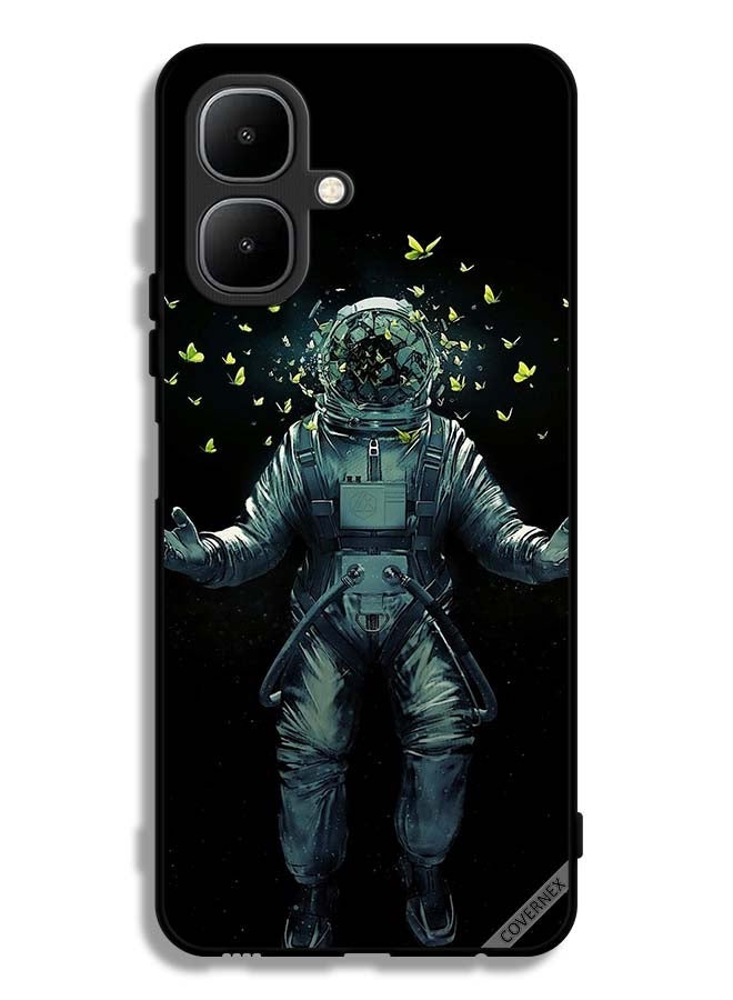 Covernex Infinix Smart 10 Protective Case Cover Astronaut & Butterflies