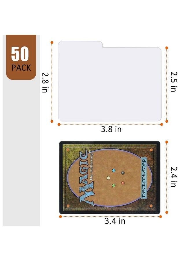 tutata Trading Card Dividers for Card Storage Box, Heavy Weight Baseball Card Dividers - 100 PCS - Image 2