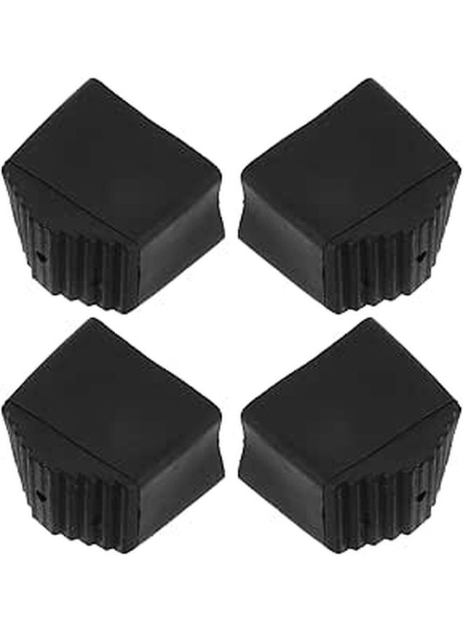 4pcs Non Slip Ladder Feet Pads Anti Skid Safety Covers For Indoor Outdoor Use - Image 1