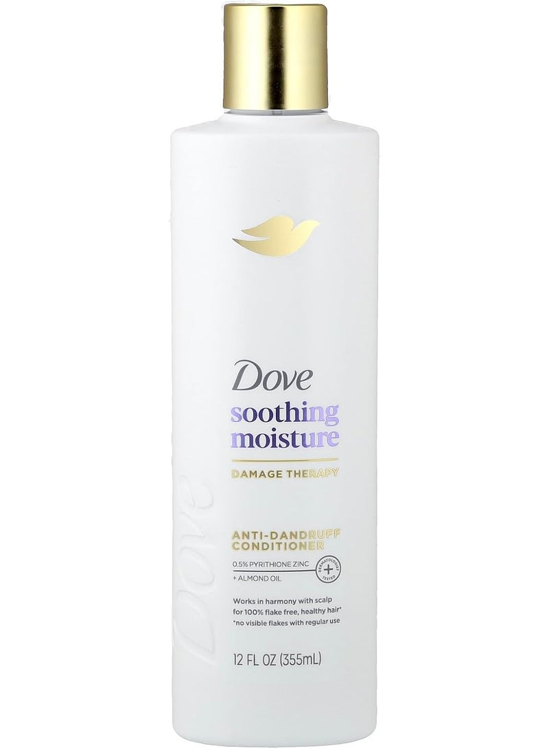 Dove Hair Derma care Scalp Soothing Moisture Anti-Dandruff Conditioner, 355ML