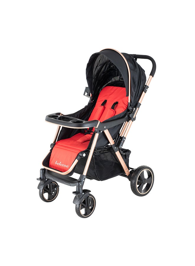 belecoo 3 Red - City Stroller - Image 1