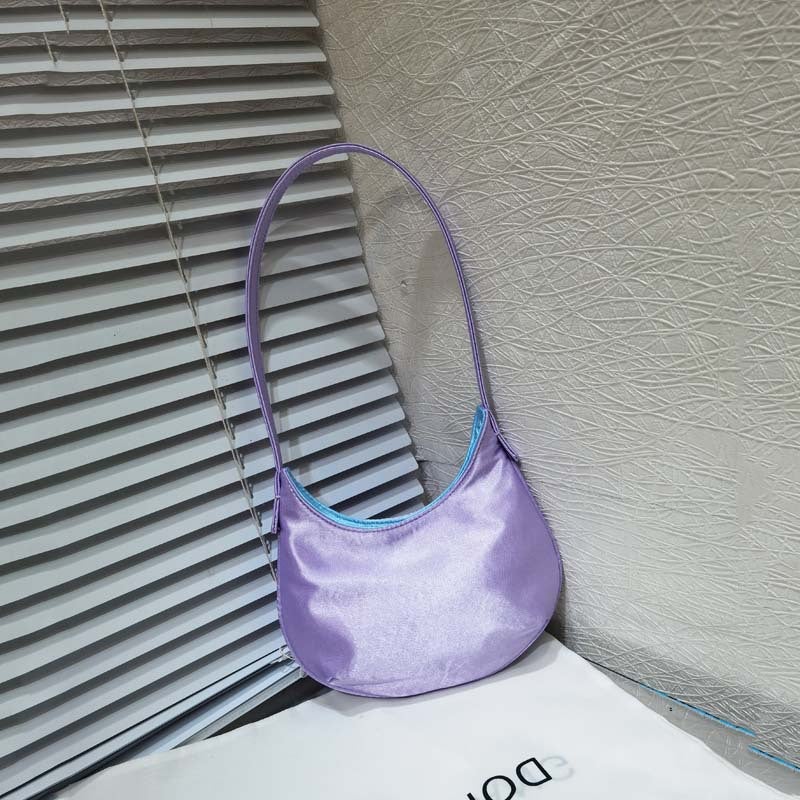Nylon Crescent Shoulder Bag - Image 5