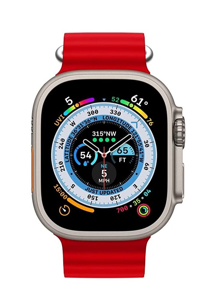 ELTRAZONE Ocean Band Compatible with Apple Watch Ultra Band Men Women, Adjustable 49mm/45mm/44mm/42m Loop Sport Fluoroelastomer Breathable for Apple Watch Ultra iWatch Series 8  - Image 3