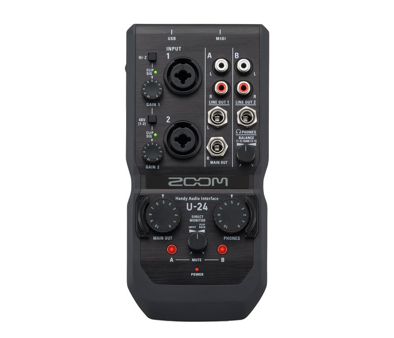 Zoom U-24 Channel Audio Interface - Image 4