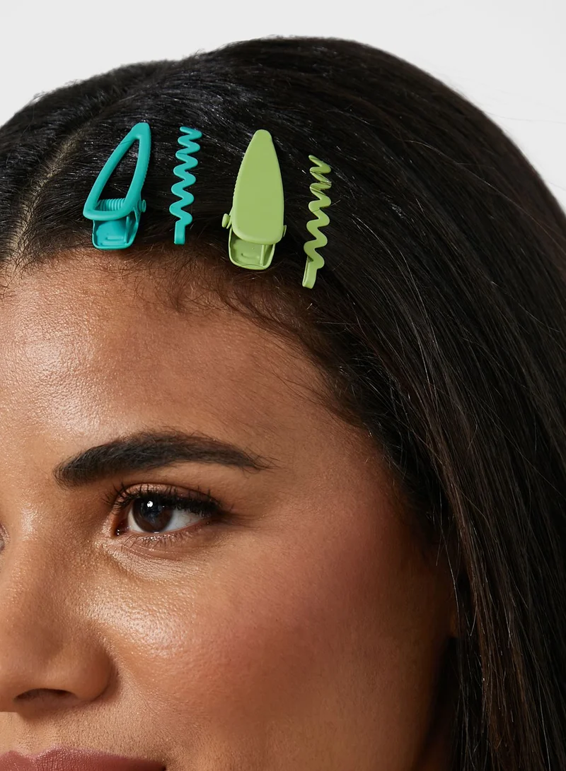 Ginger 4 Pack Bright Hair Clips