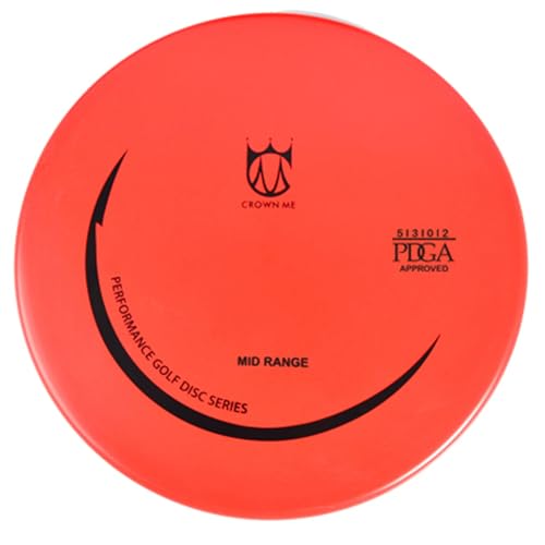 CROWN ME PDGA Approved Disc Golf Set with 6 Discs and Starter Disc Golf Red Bag – Fairway Driver, Mid-Range, Putter Disc - Image 4