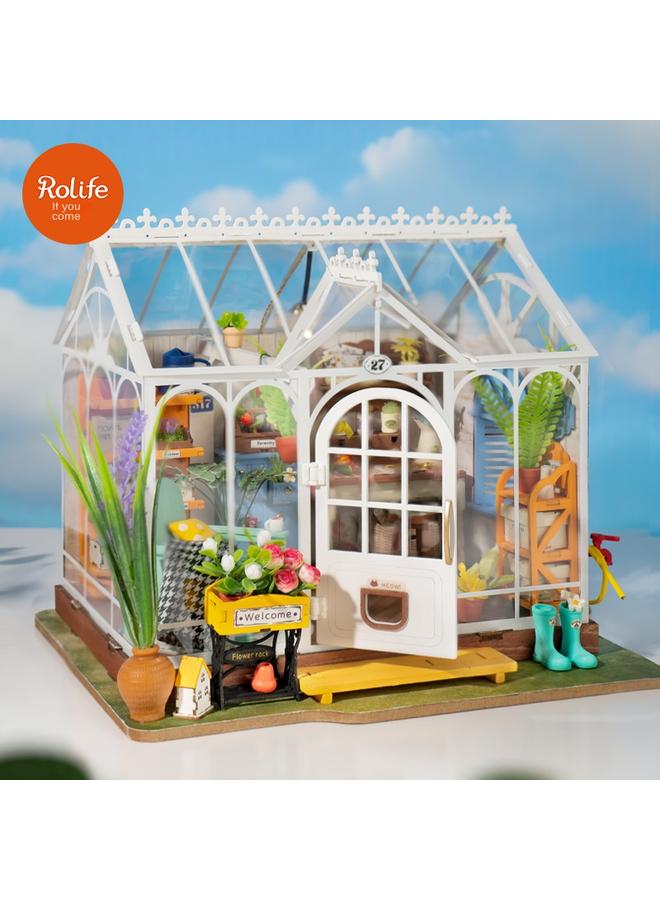 Bluejw If The State If You Come To Diy Hut Dream Island Flower House Hand-assembled Art House Three-dimensional Architectural Model To Send Birthday Gifts - Image 2