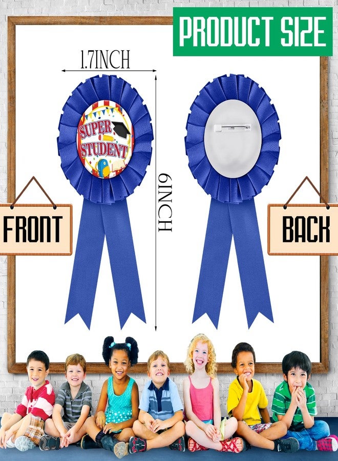 Landical 30 Pcs Kindergarten Graduation Award Rosette Ribbons for Students End of School Year Certificates Preschool Achievement Award Graduation Gifts for Kindergarten Preschool Pre-k Kids Classroom - Image 2