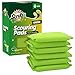 SCRUBIT MultiPurpose Scouring Pad NonScratch Cleaning Sponges for Pots Pans Dishes Utensils NonStick Cookware Scrubbing Pads Use for Kitchen Bathroom 6 Pack Dish Sponge Green - Image 1