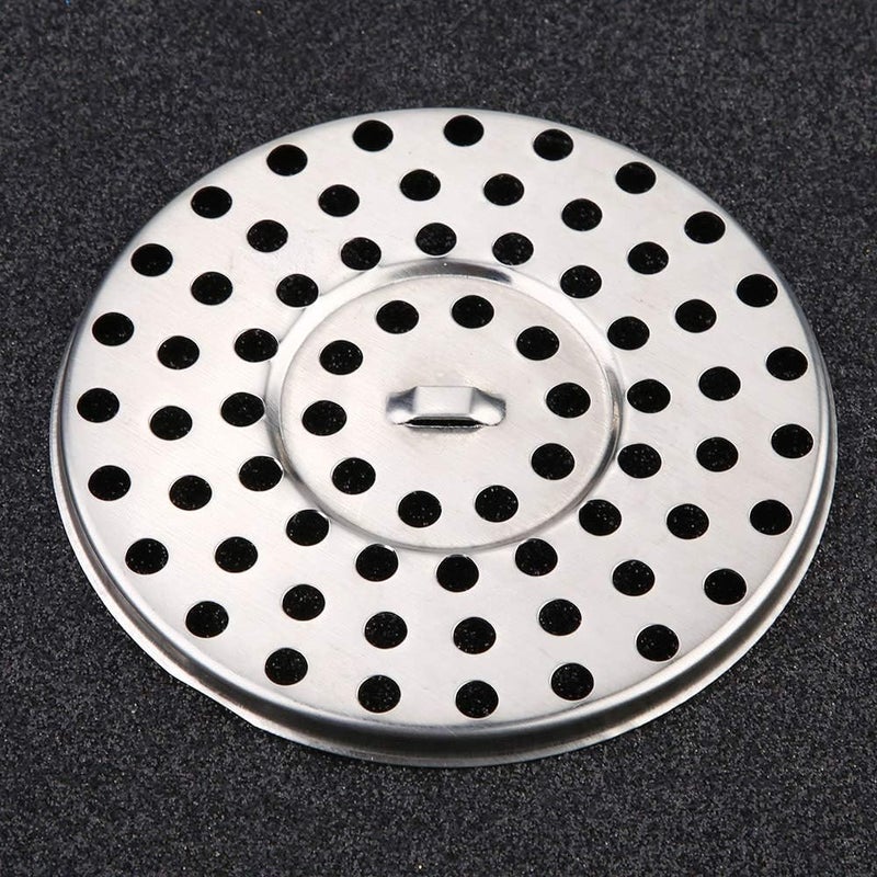 Shower Base, 9 x 9 x 1.8.5 cm in Diameter, Round Shower Floor Drain Made of Stainless Steel, Balcony Floor Drainage Channel - Image 3