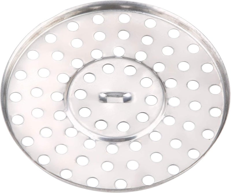 Shower Base, 9 x 9 x 1.8.5 cm in Diameter, Round Shower Floor Drain Made of Stainless Steel, Balcony Floor Drainage Channel - Image 2