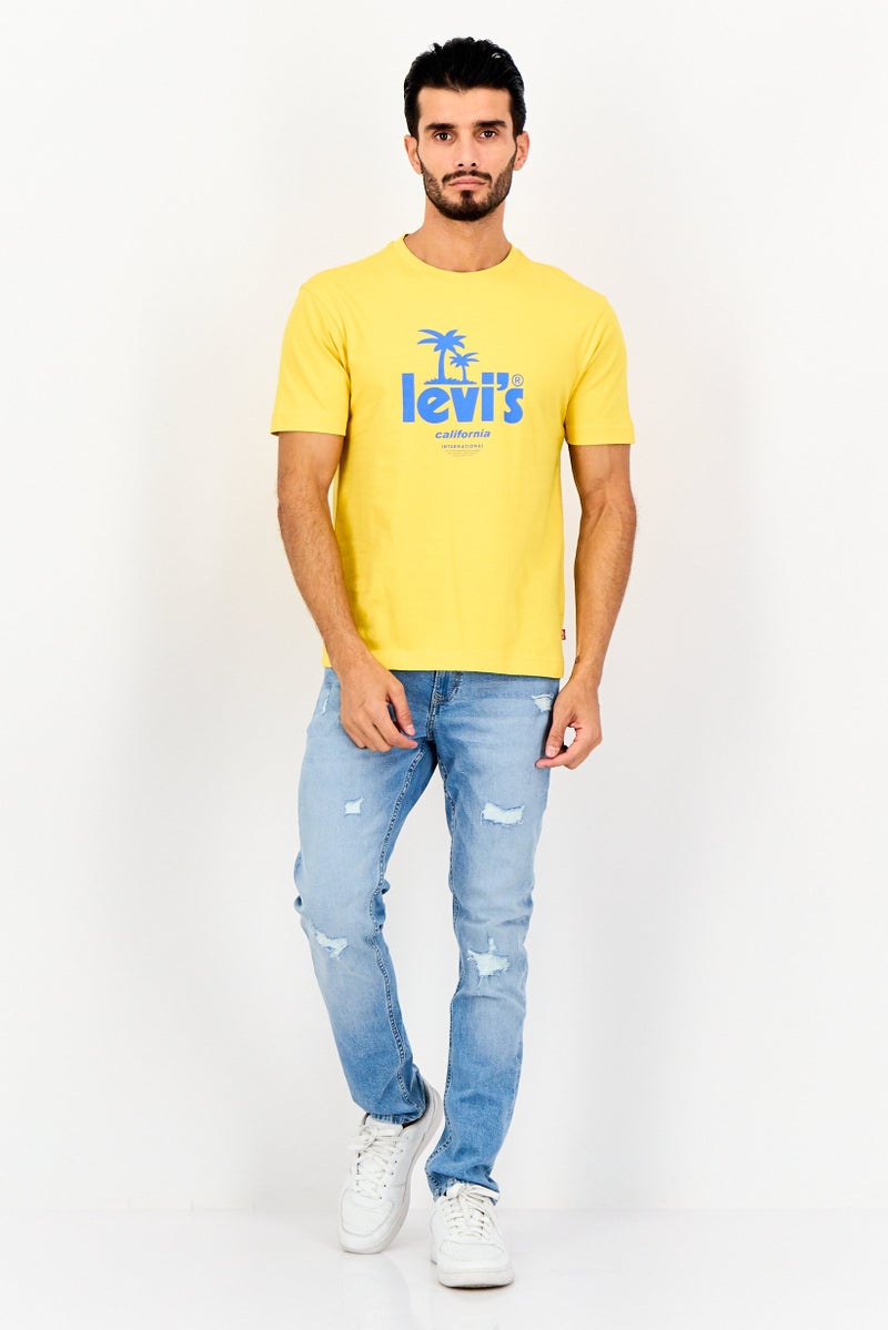 Levi's تي شيرت رجالي بأكمام قصيرة وياقة دائرية بطباعة جرافيك، متعدد الألوان - Image 4