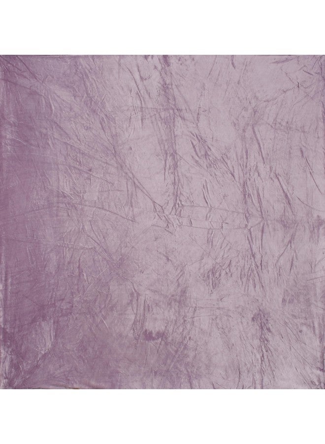 Subtlespreads Premium Solid Flannel Velvet Warm Elastic Fitted Bedsheets King Size with 2 Pillow Covers 72" x 78" - Bedsheets for Double Bed Winter Season (Pastel Purple) - Image 2