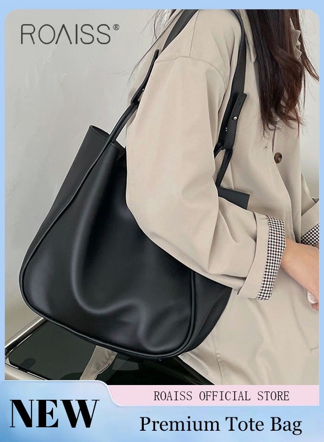 roaiss Women Stylish Bag with Magnetic Buckle, Large Capacity Shoulder Bag with Adjustable Strap, Elegant Chic Crossbody Bag for Ladies, Ideal for Dating, Shopping and Everyday Use - Image 1