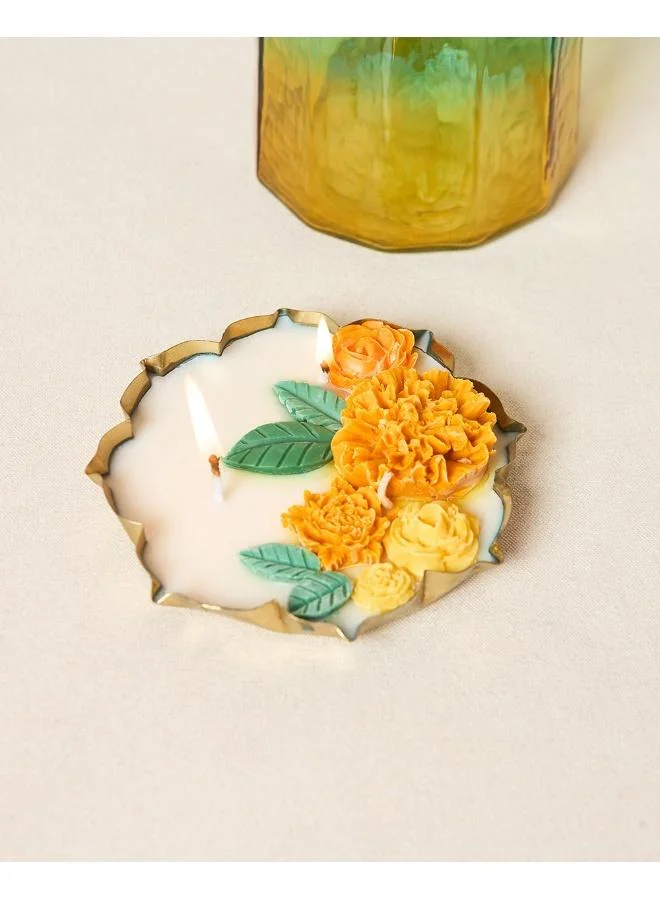 Chumbak Scented Wax filled Marigold Urli