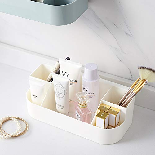 Sakar 5 Compartment Strong Plastic Wall Mounted Shampoo Soap and Other Bathroom Accessories Storage StandMultiColor - Image 1