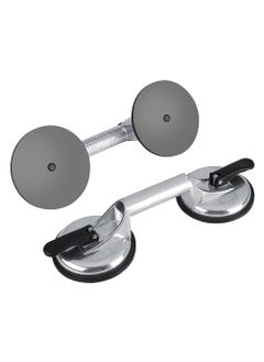 KPS KPS Two Cup Aluminium Suction Glass Lifter Aluminium Lifter Tile Suction Cup Lifter Moving Glass Pad for Lifting Dent Puller 1 Pair  - Image 5