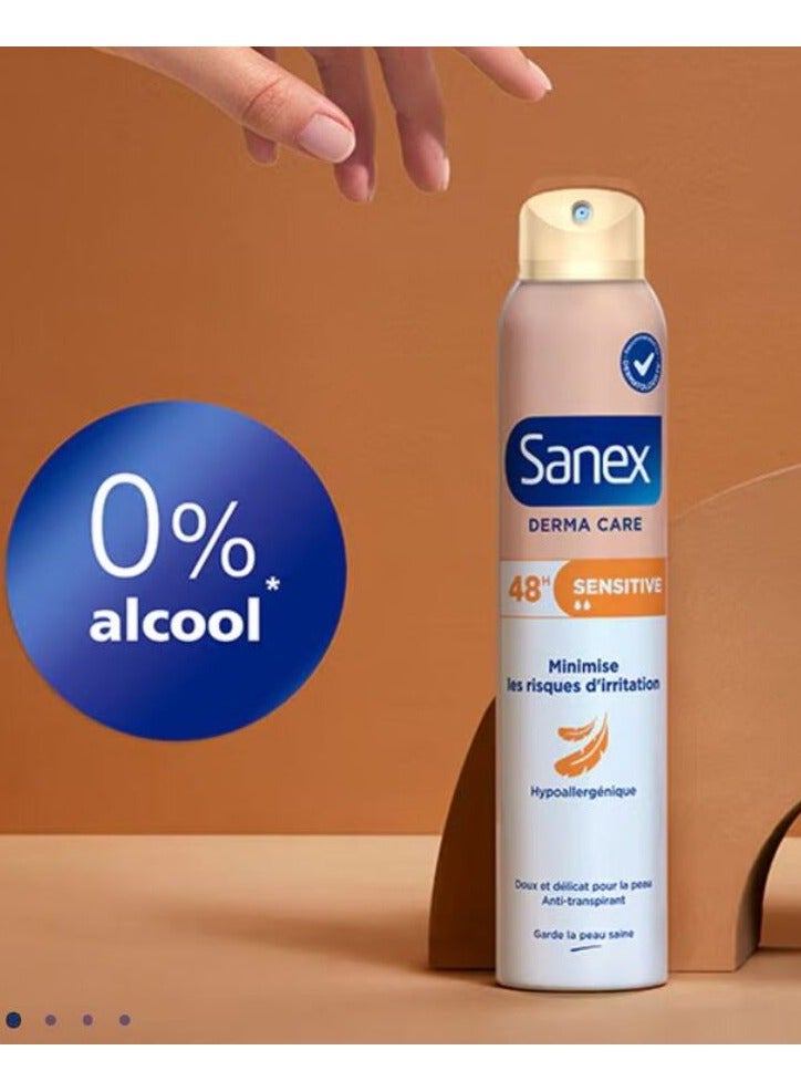 Sanex Derma Care Sensitive 48Hr Antiperspirant 200Ml - Image 2