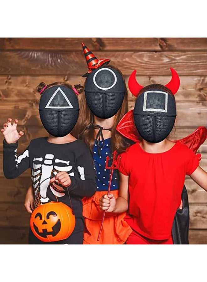 قناع لعبة رمز المثلث للبالغين - إكسسوار حفلة متميز للأزياء، الكوسبلاي، والفعاليات ذات الطابع الخاص - Image 1