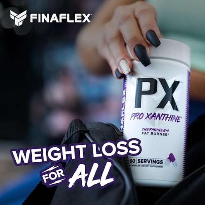 FINAFLEX PX PRO Xanthine - 60 Capsules - Thermogenic - Promotes Energy, Focus & Appetite Suppression - With Caffeine & TeaCrine - 60 Servings - Image 5