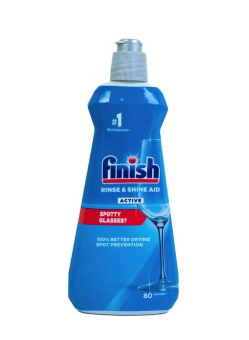 Finish Dishwasher Detergent Rinse Aid Liquid  Active 400ml