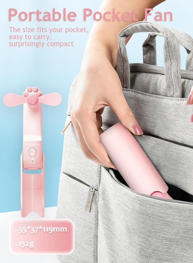 Litus Portable-Handheld Mini Fan, USB Rechargeable 1500mAh, Cat Paw Shaped with Power Bank & Flashlight Functions, Ideal for Travel and Outdoor Activities - Image 5