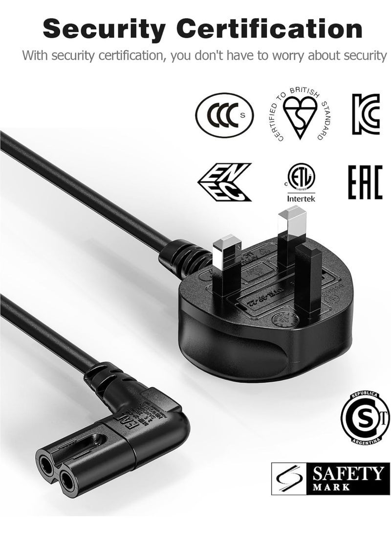 general Right Angle 1.5M Power Cable - Compatible with Samsung, LG and Panasonic TVs - Image 5