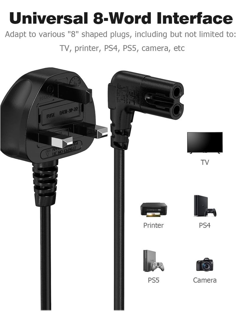 general Right Angle 1.5M Power Cable - Compatible with Samsung, LG and Panasonic TVs - Image 4