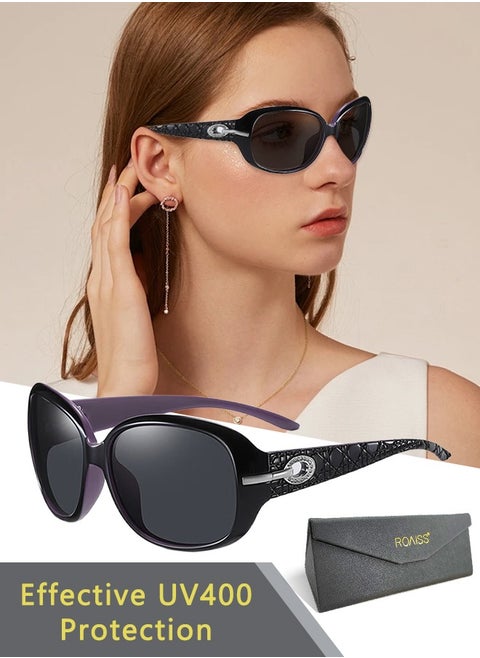 Polarized Sunglasses for Women Trendy Oversized Big Women's Sun Glasses UV Blocking