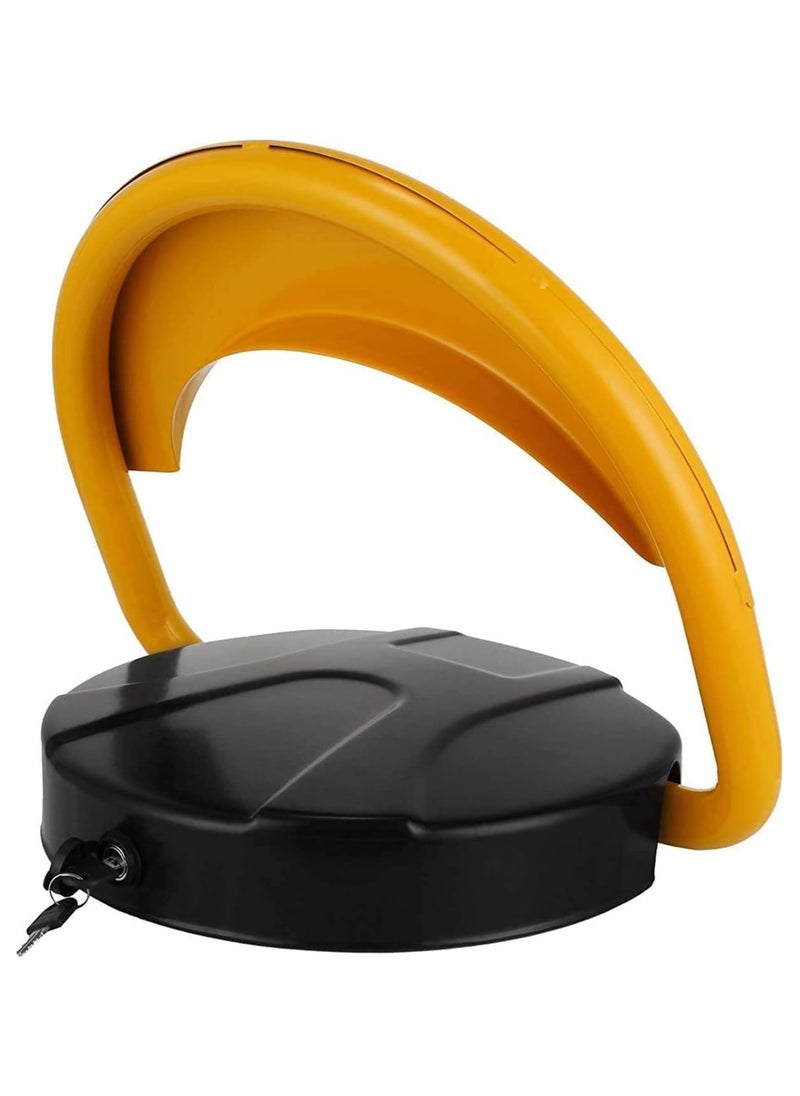 Generic Waterproof Automatic Parking Space Lock with Remote Control – 180° Anti-Collision Parking Barrier, Black & Yellow Parking Blocker for Secure Parking, Durable and Easy to Use  - Image 3