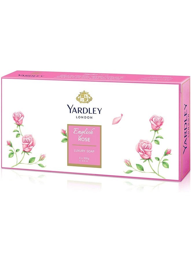 Yardley English Rose Soap 3 Bar Box 100gea bar by Yardley  - Image 1