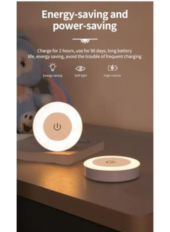 Bukela Rechargeable LED Night Light - 3 Lighting Modes, Touch Control, Magnetic Base, Portable, Dimmable, Energy-Saving - Ideal for Bedroom, Closet, Kitchen - Image 5