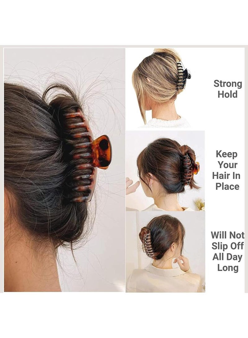 KHAJUL 2PCS  Large Hair Claw Clips for Thick Hair Nonslip Jumbo Hair Clamp Strong Big Hold Jaws Hair Styling Accessories for Women Girls - Image 4