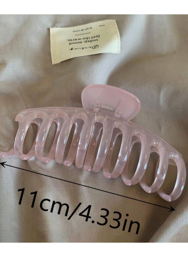 KHAJUL 2PCS  Large Hair Claw Clips for Thick Hair Nonslip Jumbo Hair Clamp Strong Big Hold Jaws Hair Styling Accessories for Women Girls - Image 2