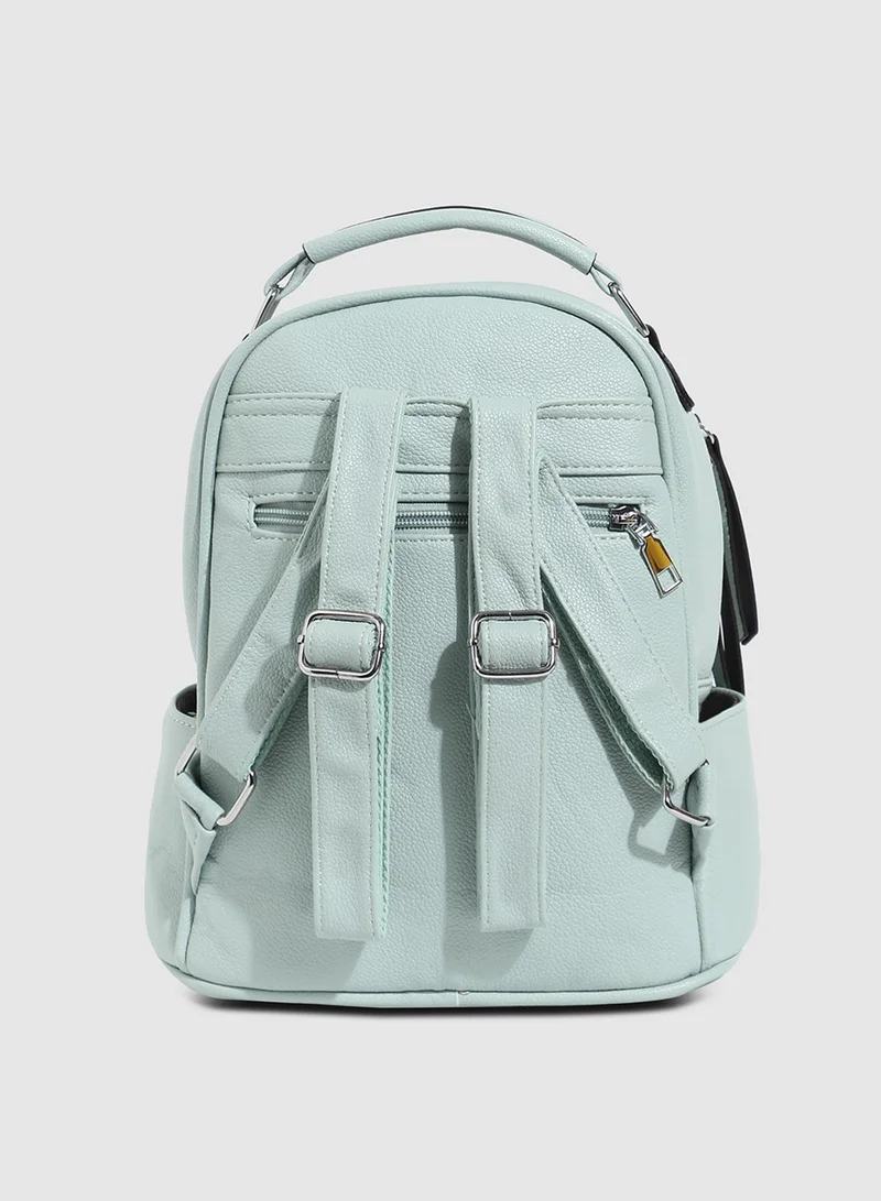 Haute Sauce  The Everyday Essential Mini Backpack - Mint Green  | Best Price UAE