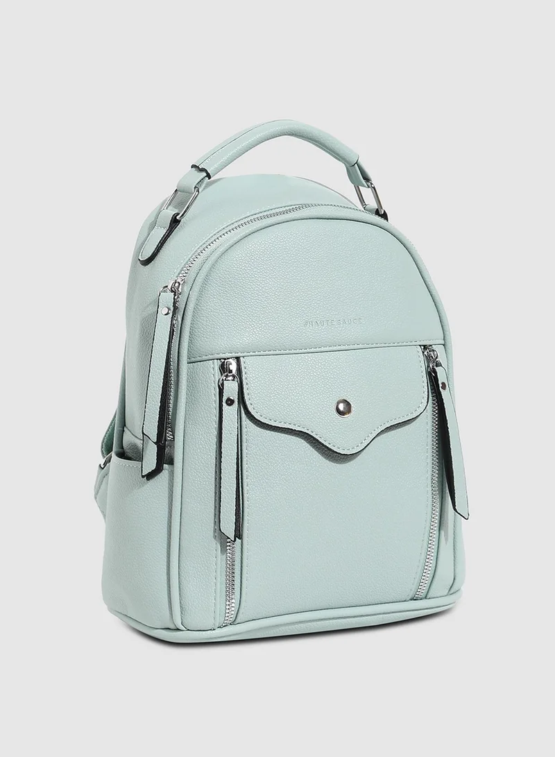 Haute Sauce  The Everyday Essential Mini Backpack - Mint Green  | Best Price UAE