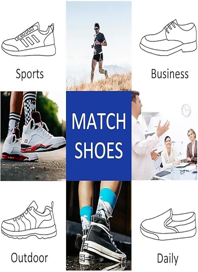 OHAHO - Athletic Cushioned Crew Socks with Arch Compression for a Secure Fit (5-Pair) - Image 1