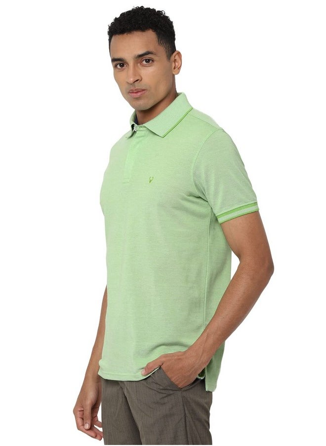 Allen Solly Men's Plain Regular Fit Polo (ASKPQRGFJ52168_Green XL) - pzsku/Z06560F04E69D3C43BF4FZ/45/_/1737806487/2f2b4678-c09c-4803-b53b-f856d0c9b61e