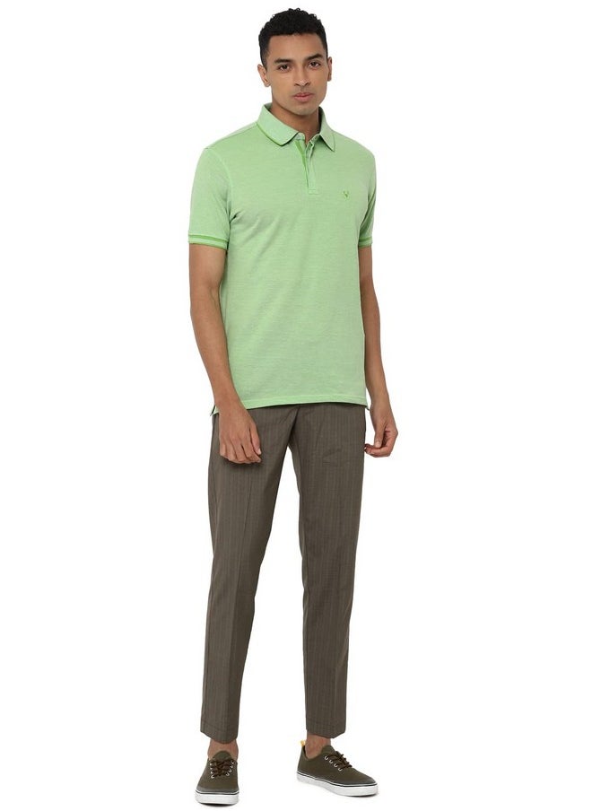 Allen Solly Men's Plain Regular Fit Polo (ASKPQRGFJ52168_Green XL) - pzsku/Z06560F04E69D3C43BF4FZ/45/_/1737806490/7d30f8b9-2411-4c02-b695-0a7a613982e5