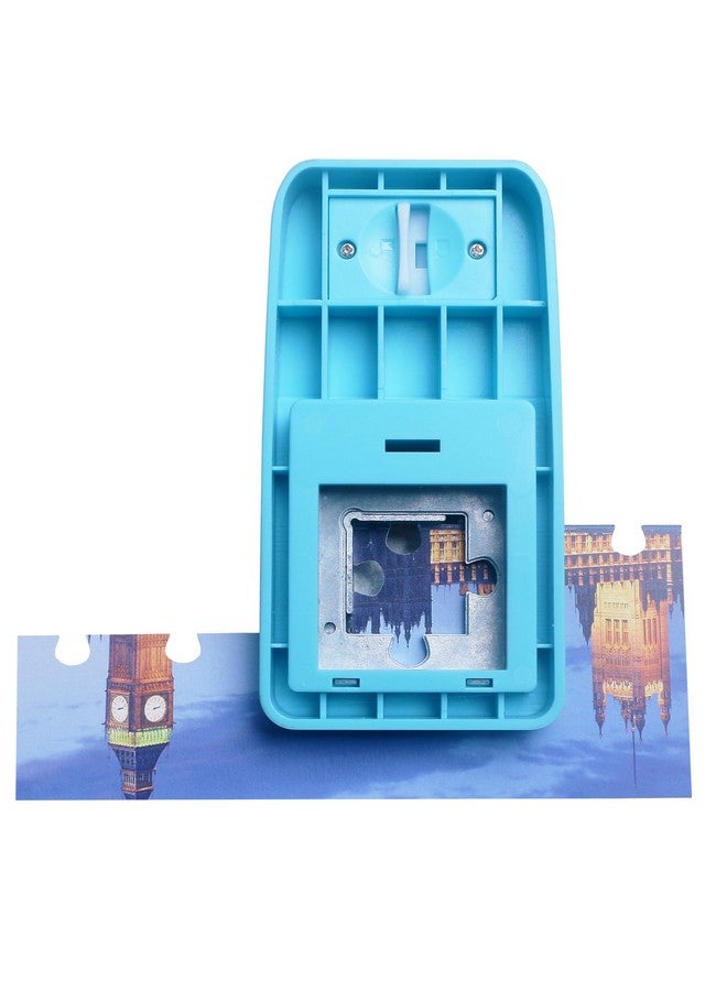KW-triO Puzzle Punch DIY Jigsaw Puzzle Piece Cutter for Personalized Jigsaw Puzzle Custom Photo Puzzle Customized Puzzle Making Tool (Cerulean Blue) - Image 3