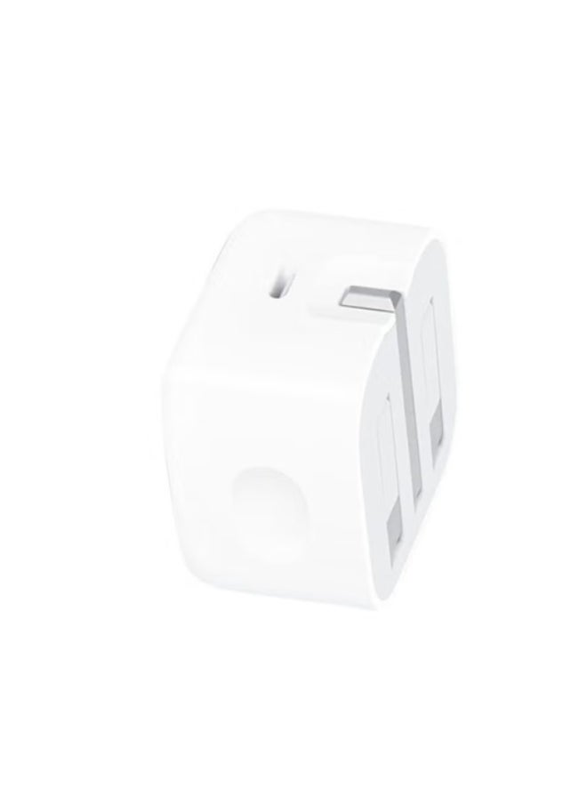 OMAKSS - 20W USB-C 3-Pin Power Adapter White - Image 1