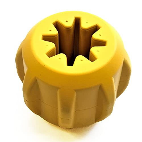 SodaPup Industrial Dog Gear Durable Dog Treat Dispenser Chew Toy Made in USA from NonToxic PetSafe Food Safe Natural Rubber for Mental Stimulation Problem Chewing Calming Nerves More - Image 1